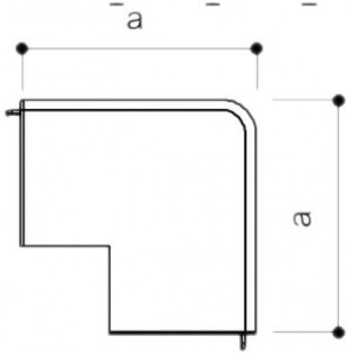 Ausseneck Bettermann Zu Installationskanal WDK Reinweiss 40x60mm