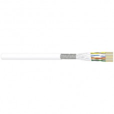 Datenkabel Dätwyler CU 7702 4P flex S/FTP, Kat.7A LS0H 1000m weiss Dca-s2,d1,a1