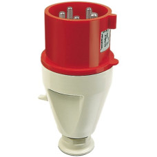 Stecker CEEtyp 5L 32A 6h Kontakte vernickelt