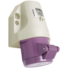 AP-Wandsteckdose NORVO 3L 16A 24V violett AP-Wandsteckdose NORVO 3L 16A 24V violett
