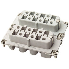 Buchseneinsatz BA12 0.5-6mm² 20-10AWG mit Drahtschutz 7-12 Buchseneinsatz BA12 0.5-6mm² 20-10AWG mit Drahtschutz 7-12