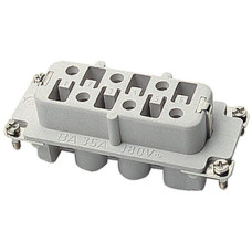 Buchseneinsatz BA6 0.5-6mm² 20-10AWG mit Drahtschutz 1-6 Buchseneinsatz BA6 0.5-6mm² 20-10AWG mit Drahtschutz 1-6