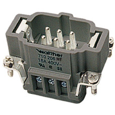 Stifteinsatz BHT6 0.5-2.5mm² 20-14AWG mit Drahtschutz 1-6
