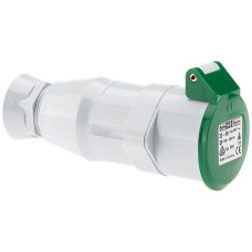 Kupplung CEE Bals 3P 32A <50V 4h grün IP44 vernickelt SK