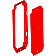Aufsatzrahmen MT zu CRALLO LEU 7mm mit Schutzdeckel Gr.2-100 rot
