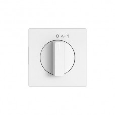 Schwenktaster EDIZIO.liv SNAPFIX® 0<-1/2P mit Drehgriff weiss G A