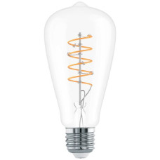 LED-Lampe Eglo E27 7.3W 806lm 2700K 64x143mm ST64 klar 360°