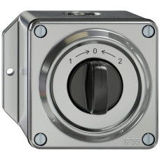 AP-Schwenktaster ELEMENT SNAPFIX 1P 2S 16A 400V 1<-0->2 111x96x79mm aluminium