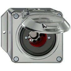 AP-Schwenktaster ELEMENT SNAPFIX 1P 1S 16A 400V 0<-1 111x96x78mm aluminium