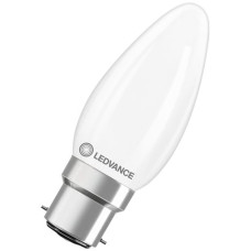 LED-Lampe LEDVANCE CLASSIC B B22d 3.4W 470lm 827 B10.5 mattiert Ø35x91mm