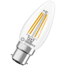 LED-Lampe LEDVANCE CLASSIC B B22d 3.4W 470lm 827 B10.5 klar Ø35x91mm
