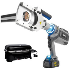Set Schneidzange Cimco CimCut 85 Ø85mm inkl. Elektrogrill Weber Lumin