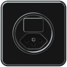 UP-Kombination origin 1xTaste 1CO+T13 1P 0<1 10A 230V 92x92mm schwarz