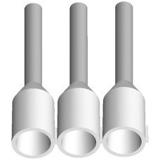 Aderendhülse Ferratec DIN 0.5mm²/8mm isoliert weiss 100 Stück Bandware