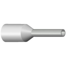 Aderendhülse Ferratec DIN isoliert 0.5mm²/6mm weiss - 100 Stück