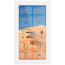 UP-Touchpanel KNX MDT BE-GTSP6TW.01S 6" Lautsprecher Glas weiss