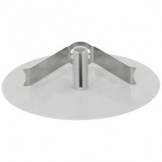 Deckenrosette MH Federbügel steckbar Ø98×3mm lichtgrau