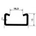 Profilschiene C Edelstahl Woertz 29×15×2mm In 3m