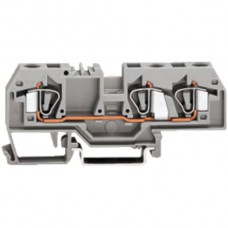 3-Leiter-Klemme Wago 6mm2 grau