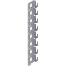 Hakenschiene Lanz L.2m 80x2 28x15x2mm h-gr für Gitterbahnen