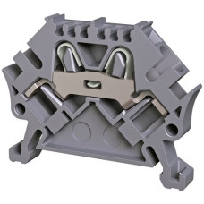 Durchgangs-Reihenklemme Woertz 0.5…4mm² 32A 800V Steckklemmansch.2×1 TH35 grau