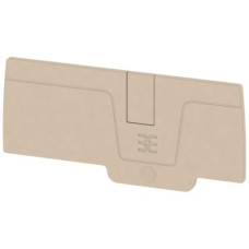 Abschlussplatte Weidmüller A-Reihe AEP 3C 6 82.6×2.1mm, beige
