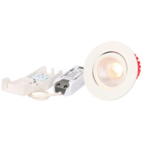 EB-LED-Spot LUCE Solv 8W 230V 710lm 3000K Loch-Ø68mm weiss 38°