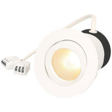 EB-LED-Spot maxLUCE DISC 230 7W 650lm 3000K IP44 MB DIM Ø68…72mm weiss 36°