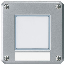 Sonnerie-Drucktaster Hager robusto IP55 mit Bezeichnungsschild aluminium Sonnerie-Drucktaster Hager robusto IP55 mit Bezeichnungsschild aluminium