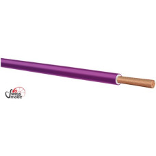 Litze Dca BETAtherm 90 1,0mm² violett Kartonspule 100m Halogenfrei