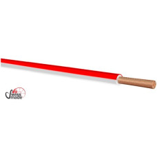 Litze Dca BETAtherm 90 1,0mm² rot-weiss Kartonspule 100m Halogenfrei