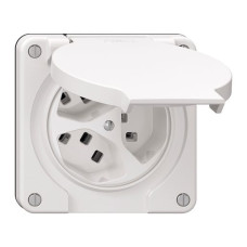 Steckdose NEVO N.CO 3×T23 IP21 weiss für Kombiantion Steckdose NEVO N.CO 3×T23 IP21 weiss für Kombiantion