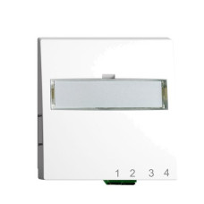 UP-Anschlussdose FTTH EDIZIOdue FH 1×LC APC Duplex F weiss UP-Anschlussdose FTTH EDIZIOdue FH 1×LC APC Duplex F weiss