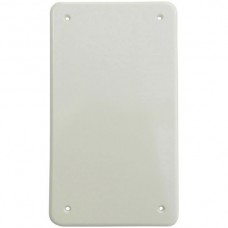 Abdeckplatte II-II 186x106 weiss 4 Eck-Befestigungslöcher