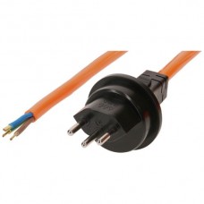 Anschlusskabel MH 3x1.5mm² 5m PUR Stecker T13 angespritzt orange