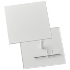Steckdeckel HSB Weibel Slim mini 96×96mm Kunststoff weiss