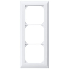 UP-Abdeckrahmen kallysto.line 3×1 weiss 92×212mm
