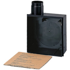 Unterputz-Gehäuse Maico ER-UP/G ohne Brandschutz 225×225×123mm Ø75/80mm, schwarz