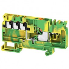 Einspeiseklemme Weidmüller AAP11 6/6X1.5 PE-LI PUSH IN, 6 mm², Anzahl der Potentiale pro Etage: 1