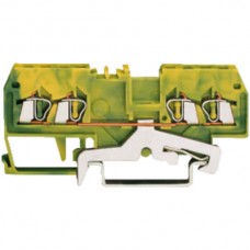 4-Leiter-Klemme Wago 1,5mm2 gelb/grün
