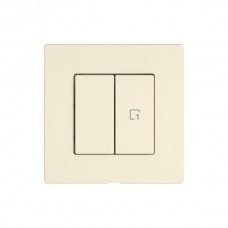 Bedienaufsatz zu Druckschalter EDIZIO.liv Wiser SNAPFIX 1-Kanal Szene WLAN 2 Tasten crema W A G A Bedienaufsatz zu Druckschalter EDIZIO.liv Wiser SNAPFIX 1-Kanal Szene WLAN 2 Tasten crema W A G A
