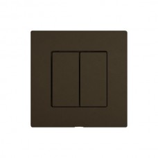 Bedienaufsatz zu Druckschalter EDIZIO.liv Wiser SNAPFIX 2K WLAN 2T braun (umbra) W A G A
