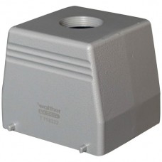 Steckergehäuse A32 Walther PROCON Alu H=76mm QVN ohne Kabelverschraubung Ø1×M32 gerade