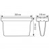 Notleuchte ESYLUX SLX 32 LEDi High Cover 8h weiss