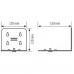 Wandhalterung ESYLUX WALL MOUNTING PLATE für Notleuchte SLP-2