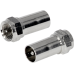 Adapter IEC-Stecker/F-Stecker DV59S Wisi