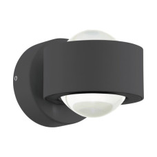 LED-Wandleuchte Treviolo 460lm 3000K IP44 anthrazit
