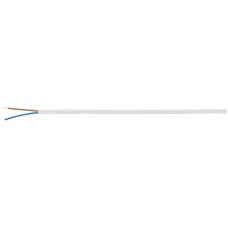 Tdf-Kabel 2x1² LN weiss H05 VVH2-F Ring à 100m