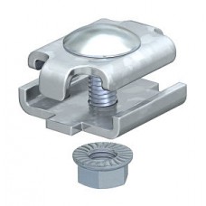 Stossverbinder OBO Bettermann mit Schraube galvanisch verz M6×20mm zu Gitterkanäle