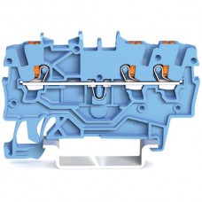 Durchgangsklemme WAGO TopJob-S 1mm² 3L blau Serie 2200 - 1 Stück